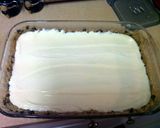A picture of step 5 of White chocolate chip macadamia nut chocolate chip cheesecake.