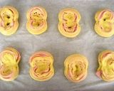 A picture of step 7 of Ham Rolls.