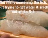 A picture of step 2 of Miso Cod.