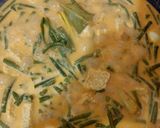Foto langkah ke 5 dari resep Gulai Tempe Kacang Panjang Plus Telur Puyuh.