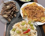 Foto langkah ke 10 dari resep Liwetan Rice Cooker Komplit ala Rumahan.