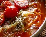 A picture of step 3 of Sunny Tomato Somen Noodle Soup.