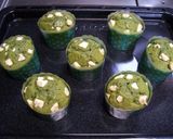 A picture of step 11 of Just Mix Easy and Moist Green Tea Cupcakes.