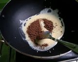 A picture of step 2 of Custard, Chocolate emoji.