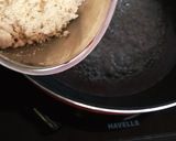 A picture of step 3 of Chocolate kaju katli with surprising chocolates sphere.