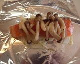 A picture of step 4 of Easy Basic Foil-Baked Salmon.