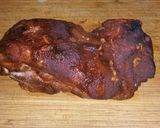 A picture of step 13 of Tangy BBQ smoked pork roast.
