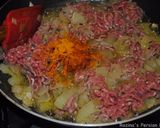 A picture of step 3 of Persian Stuffed bell peppers.