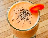 Hình bước làm 4 của món Sinh Tố Lê Cà Rốt