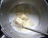 A picture of step 18 of Green Tea and White Chocolate Mousse Cake.