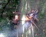 A picture of step 6 of Backyard Smokey Chicken.