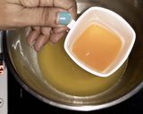 A picture of step 4 of Thandai Orange Mousee....no Gelatin.