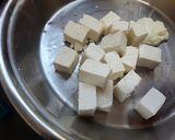 A picture of step 1 of Crispy paneer tikka.