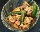 A picture of step 8 of Muamba De Galinha.