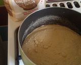 A picture of step 5 of Vickys Spiced Plum & Apple Pudding & Dulce du Leche, GF DF EF SF.