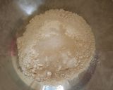 A picture of step 1 of Arabic bread.