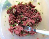 A picture of step 4 of Homemade Burger Patty.