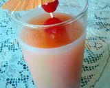 A picture of step 5 of Pinearrot Cocktail.