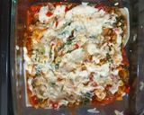 A picture of step 7 of Veg lasagna.