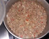 Foto del paso 1 de la receta: Sopa so'o...sopa con relleno de carne, tipo pastel de papas