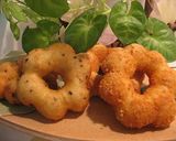 A picture of step 7 of Doughnut Rings No.1 Kinako.