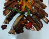 A picture of step 7 of Ladybirds Marinated Ribs , Halloween Style ..