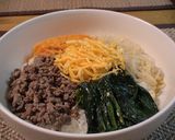 A picture of step 3 of Bibimbap.
