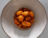 Foto del paso 8 de la receta Patatas Paris con sofrito de calamar