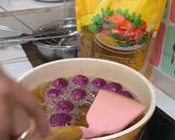 Foto langkah ke 4 dari resep Bola Ubi Ungu Oatmeal💜.
