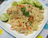 รูปขั้นตอนการทำที่ 4 ของ ข้าวผัดหมูยอ