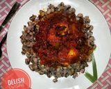 A picture of step 4 of Beans and fish stew.