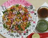 A picture of step 3 of Chana dal chat.