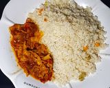 A picture of step 1 of Burabuskon shinkafa.