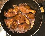 A picture of step 1 of Chicken biryani.