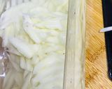 A picture of step 1 of Peri peri potato chips.