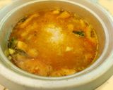 A picture of step 4 of Masoor dal lima beans rice.