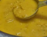 A picture of step 6 of Besan Sev Kadhi.