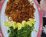 A picture of step 1 of Chicken Biryani.
