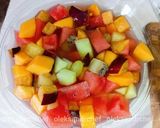 Фото кроку 3 до Фруктовий🫒🍉🍑🍈 салат 🥗/Fruit🫒🍉🍑🍈 salad 🥗.