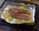 Foto del paso 1 de la receta: Rodaja de salmón al horno