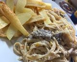 Foto del paso 7 de la receta: Fideos con salsa blanca 😍