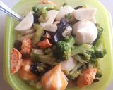 Foto langkah ke 4 dari resep Tumis brokoli udang suki.