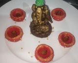 A picture of step 7 of Kaju coconut Diyas.