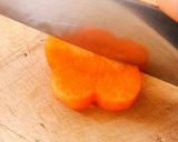 A picture of step 2 of For Bentos! Carrot Flowers (with Photos).