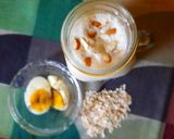A picture of step 2 of Oats banana smoothie.
