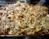 A picture of step 12 of Potato Bread Stuffing.