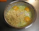 A picture of step 3 of Standard Okonomiyaki.