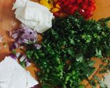A picture of step 8 of Stuffed Beetroot pinwheels.