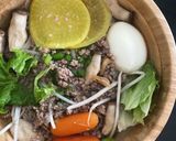 Hình bước làm 4 của món Mì thịt bằm