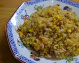 A picture of step 4 of Special Fried Rice with Ankake Soup.